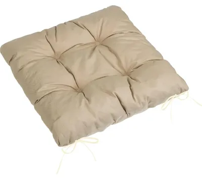 Obrázok produktu pre Prešívaný sedák Adéla – 40 x 40 cm – béžová