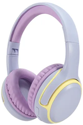 Image de Qubick CGSW0002 Casque de jeu sans fil Bluetooth Lilas - Accessoires de jeu