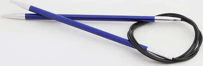Obrázok produktu pre Kruhová pletacia ihlica ZING 4,50 mm 25 cm iolit