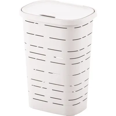 Image de MONDEX Wäschekiste - 55 L - Weiß