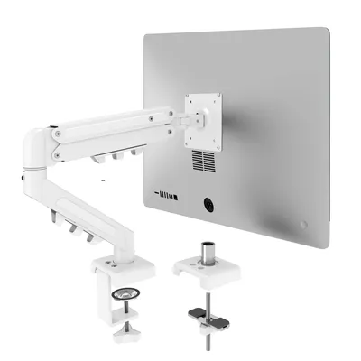 Produktbild von FLEXISPOT MA1 Monitorhalterung 17–32 Zoll, Gasdruckfeder Monitorarm für 1 Monitor, höhenverstellbar & schwenkbar, VESA 75x75/100x100, Weiß