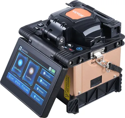 Immagine prodotto di Giuntatrice per fibre ottiche a fusione con 4 motori, allineamento rivestito con giunzione 6s e riscaldamento 13s