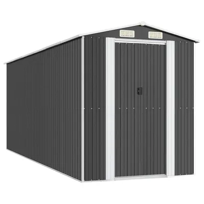 Obrázok produktu pre vidaXL Prístrešok na náradie Antracit 192x523x223 cm Pozinkovaná oceľ