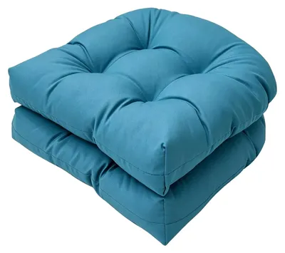 Produktbild von Set aus 2 Außenstuhl-Kissen 48 x 48 cm Wasserdicht für den Garten