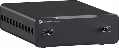 Zdjęcie produktu dla Fosi Audio V3 Mono Wzmacniacz mocy do głośników pasywnych 240W RCA/XLR