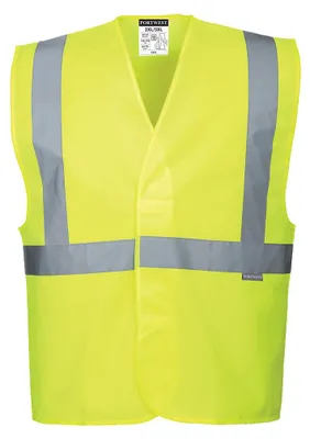 Image de Gilet 1 Bande & Baudrier Couleur : Jaune Taille S/m - Portwest