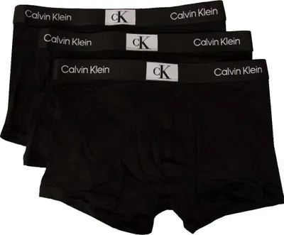 Immagine prodotto di Boxer uomo CK CALVIN KLEIN mutande confezione 3 capi cotone elasticizzato elastico a vista logato articolo NB3528A, size M / IN 32-34 / cm.81-86, Cotone 95%,Spandex 5%