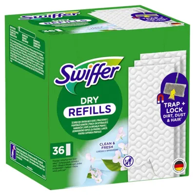 Produktbild von Reserven Trockene Mop-Tücher Für Trockene Und Feuchte Reinigung 36 Stück Swiffer