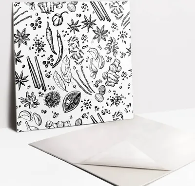 Produktbild von Fliesenaufkleber Set - 9 Stück Selbstklebende PVC Fliesen-Designs - Für Bad und Küche 30 x 30 - Zeichnen von Gemüse und Obst