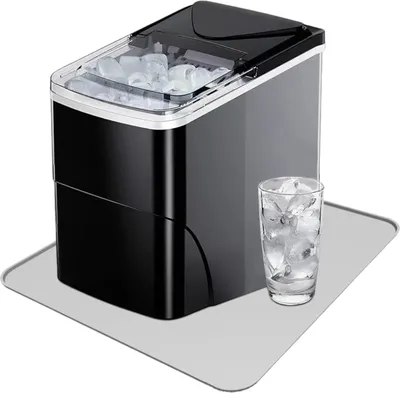 Produktbild von Eiswürfelbereiter-Pad, wasserabsorbierende Arbeitsplatte, wiederverwendbares Eiswürfeltablett-Pad, leicht zu reinigende Abtropfmatte für die Küche