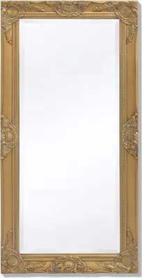 Zdjęcie produktu dla Lustro ścienne w stylu barokowym 100x50 cm, złote