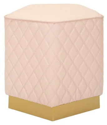 Zdjęcie produktu dla o Ferretti Sharon – krzesełko 35 x 35 x 38 cm, różowo-złote