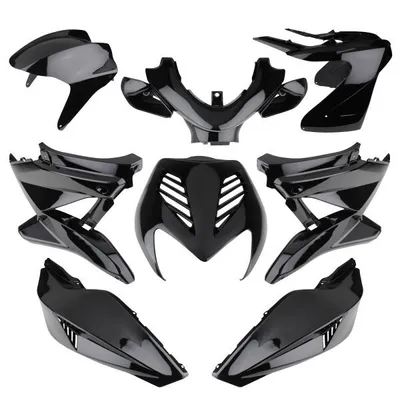 Produktbild von Zestaw części owiewki w kolorze czarnym do Yamaha Aerox MBK Nitro YQ50