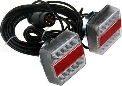 Produktbild von LED Anhänger Rückleuchten komplett verkabelt - inkl. Magnethalterung
