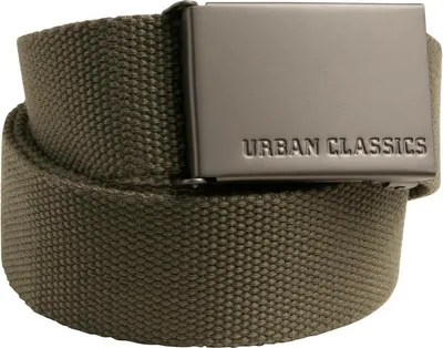 Obrázek produktu pro Urban Classics TB305 | Plátěné opasky One Size - Barva: olivová - Velikost: jedna velikost