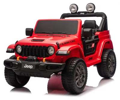 Immagine prodotto di Macchina Elettrica per Bambini Jeep Wrangler Rubicon 12V con Telecomando Rosso