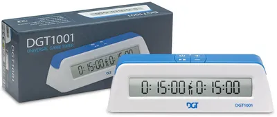 Obrázek produktu pro DGT 1001 White - Šachové hodiny pro školy a kluby