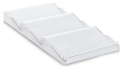 Produktbild von ZELLER 14773 Gewürzglas-Schubladen-Organizer-Set 2-tlg., Kunststoff, ca. 41,3 x 19,5-38 x 3,2 cm