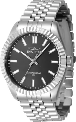 Obrázek produktu pro Invicta Specialty 47478 Pánské Hodinky - Quartz Hnutí - Nerezová Ocel s Černým Ciferníkem - 43 mm