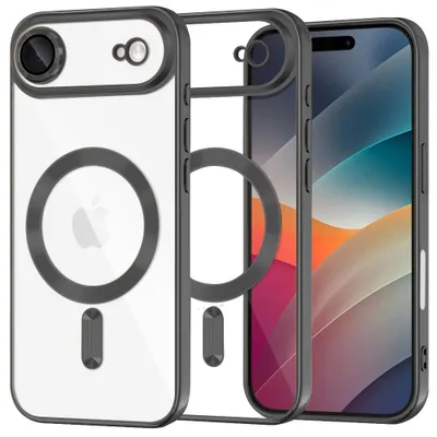 Produktbild von Techsuit – Luxury Crystal MagSafe Schutzhülle für iPhone 17 Air – schwarz