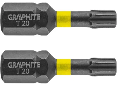 Image de GRAPHITE Embouts à percussion TX20 x 25 mm, 2 pcs.