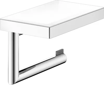 Immagine prodotto di KEUCO REVA Support de papier toilette avec tablette, orientable, 12873019000, 12873019000