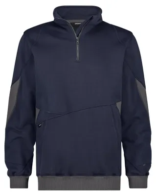 Productafbeelding van Sweatshirt, Hyrax Next, model COPESRE80, 290 g/m², nachtblauw/anthracietgrijs, maat M, DASSY 300578