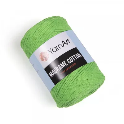 Obrázek produktu pro Yarn Art Macrame Bavlna 2 mm 225 m 802 Seafoam Šňůra