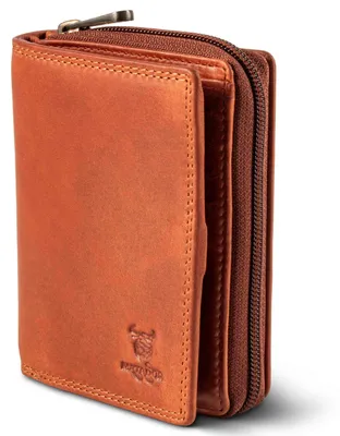 Produktbild von MATADOR SEOUL Leder Geldbörse Damen Portemonnaie RFID Braun