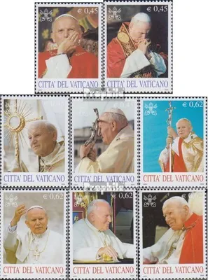 Produktbild von Briefmarken Vatikanstadt 2004 Mi 1474-1481 (kompl.Ausg.) postfrisch Polenreisen