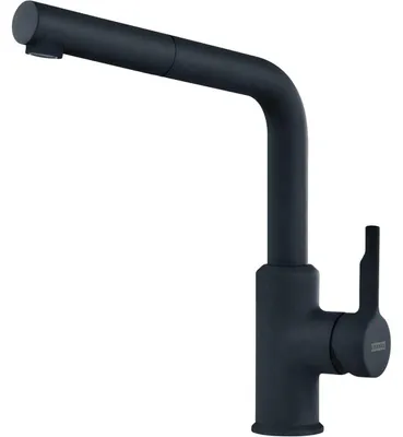 Immagine prodotto di FRANKE URBAN rubinetto con bocca estraibile in BLACK MATT / Rubinetto da cucina / Miscelatore monocomando