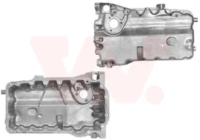 Produktbild von VAN WEZEL 0334070 Ölwanne Motorölwanne für VW GOLF VI (5K1) Golf V Schrägheck (1K1) Passat Variant (3C5) für AUDI A3 Sportback (8PA) für SKODA
