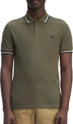 Image de Fred Perry Twin Tipped Fred Perry Shir Couleur Vert