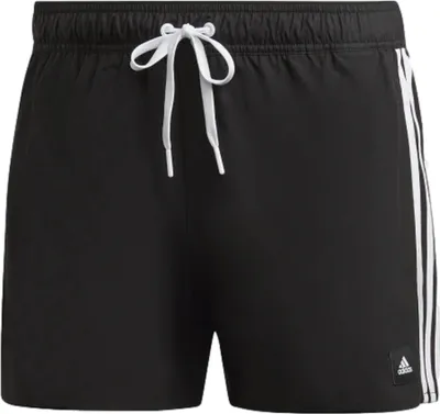 Produktbild von adidas Herren 3 Streifen Badeshorts SchwarzWeiß S Schwimmen Männer Bottoms Athletic (34,99)
