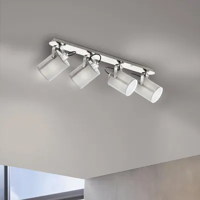 Immagine prodotto di EGLO 98142 Faretto "VILLABATE" in tessuto, grigio, senza lampadine