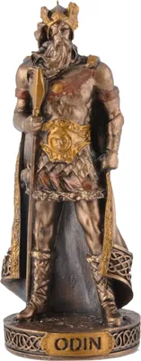 Produktbild von Miniatur Odin der Allvater germanischer Gott mit Speer