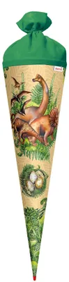 Zdjęcie produktu dla ROTH 677457 ROTH Schultüte "Veganosaurus", rund, 700 mm