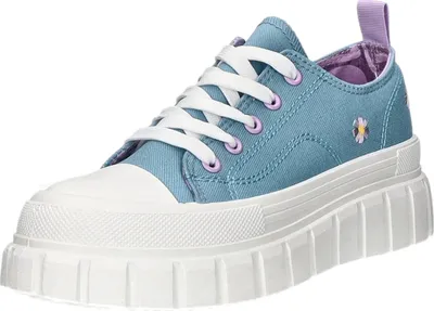 Produktbild von living UPDATED Damen-Schnürhalbschuh Blau-Weiß, Farbe:blau, EU Größe:41