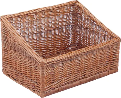 Produktbild von Regalkorb, naturbraun, Thekenkorb, Brötchenkorb, Allzweckkorb, 30 x 40 x Hv 15 x Hh 25cm