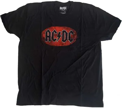 Zdjęcie produktu dla AC/DC Koszulka Oval Logo Vintage Uni Black M