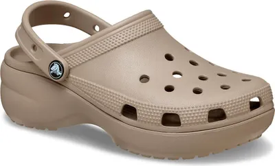 Obrázok produktu pre Crocs Classic Platform drevené topánky hnedé veľkosť 38–39 dámske hnedé veľkosť 38–39
