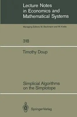 Produktbild von Simplicial Algorithms on the Simplotope