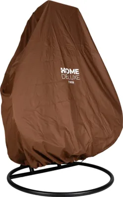 Produktbild von HOME DELUXE - Regenabdeckung CAPE TWIN - Braun |⌀ 232 cm, Abdeckung für Gartenmöbel, Abdeckplane