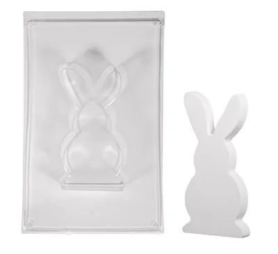 Produktbild von Gießform "Hase", ca. 9x17cm, Tiefe 3cm