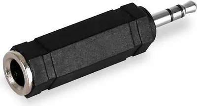 Image de 1x3,5mm-Klinke-zu-1x6,3mm-Klinke-Adapter Stereo