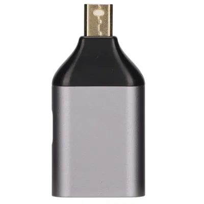 Imagen del producto de Adaptador de USB-C (hembra) a Mini DisplayPort (macho), adaptador de USB-C (hembra) a Mini DisplayPort (macho), adaptador de USB-C a Mini DisplayPort, convertidor de USB-C a Mini DisplayPort, adaptador de USB-C a Mini DisplayPort de 4K a 60Hz, adaptador de USB-C a Mini DisplayPort para portátiles