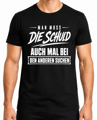 Imagen del producto de Camiseta para hombre "A veces, la culpa también es de los demás", color , talla M
