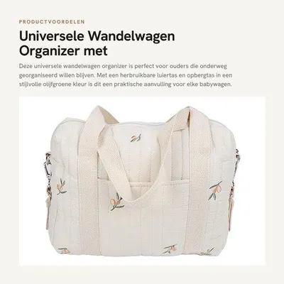 Produktbild von Universeller Wickeltisch-Organizer mit Wickeltasche