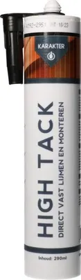 Produktbild von Hochklebriger Dichtstoff in Schwarz, 290 ml Kartusche