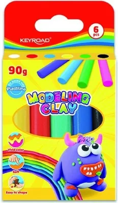 Obrázek produktu pro Plastelína 90g 6 barev